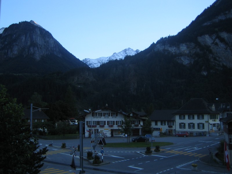 Bick aus dem Hotelzimmer am ersten Abend